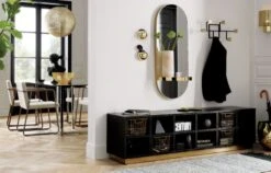 Judy Black Bust Sculpture -Home Decor Sale oberlinfauxcrocentrybenchJN17