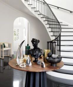 Judy Black Bust Sculpture -Home Decor Sale waterbuffalohornjudyACJL17